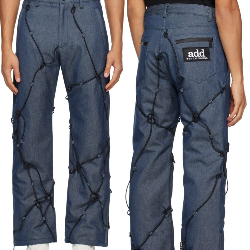 NEW Who Decides War x ADD Men's Blue Padded Pants‎ Size XXL US 40 Winter